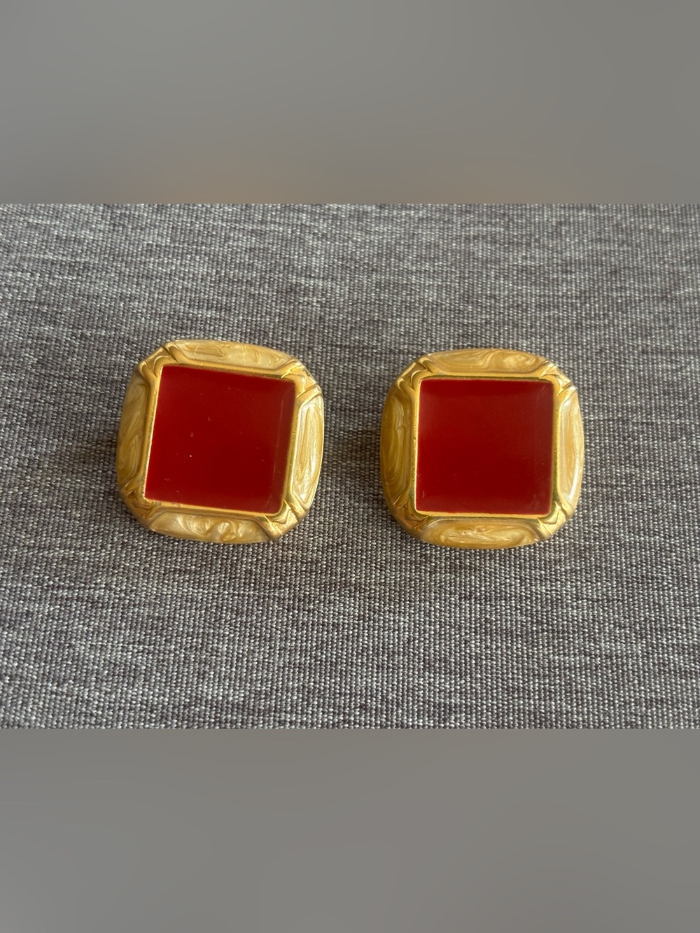 Monet 80s Clip On Earrings